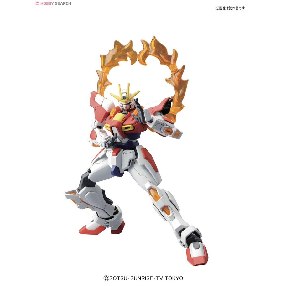 Mô Hình Gundam HG Build Burning 1/144 Bandai HGBF Kamiki Build Fighters Try Đồ Chơi Lắp Ráp Anime Nhật