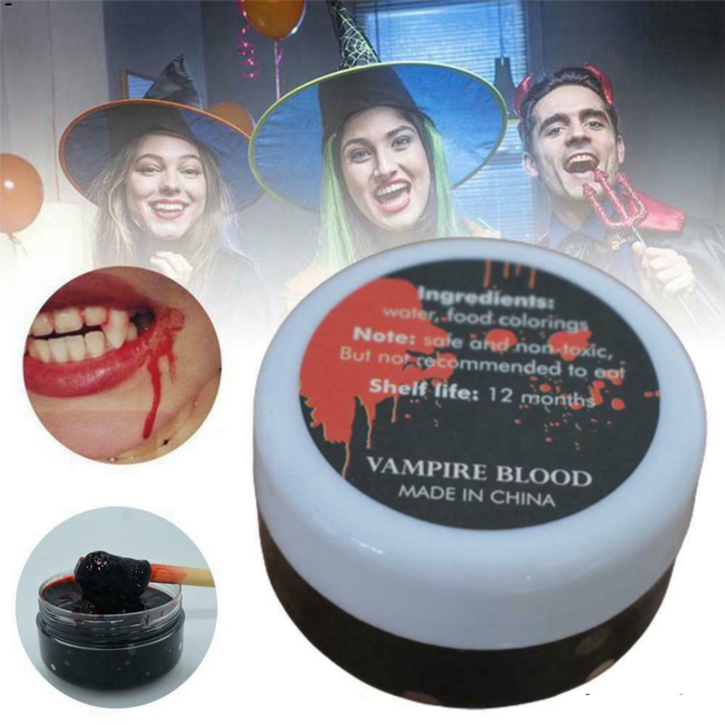 (hàng Mới Về) 1 Lọ Gel Máu Giả 30ml Hóa Trang Halloween E9a9