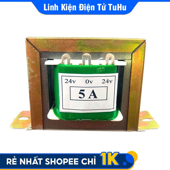 Biến Áp Đối Xứng 5A 24V 0V 24V