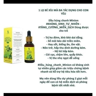 Dầu húng chanh Minion