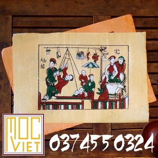 Tranh Đông Hồ Đánh đu