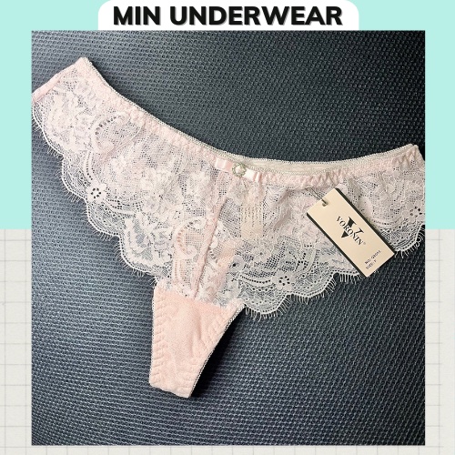 Quần Lót Nữ Lọt Khe Ren Bèo Sexy Quyến Rũ Mềm Mịn Min Underwear 241190