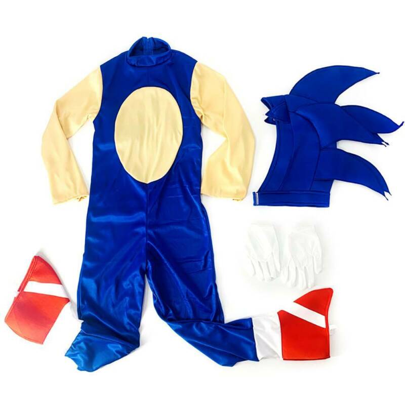 Bộ Đồ Hóa Trang Nhím Sonic Cho Bé Dịp Halloween