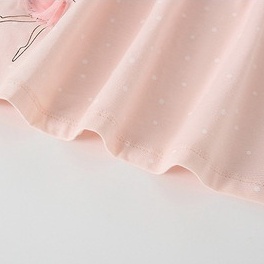 Mã 7715 váy dài tay bé gái cổ sen nữ tính của Malwee cho bé gái