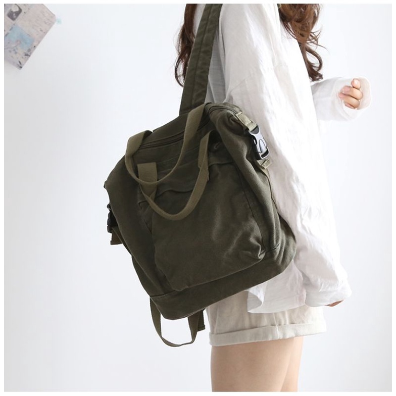 COMBO BALO CANVAS VINTAGE + LOGO CÀI + KẸP GỖ, SỔ TAY MINI, STICKER DÁN,.. ] Chất DÀY DẶN CHỐNG THẤM NƯỚC