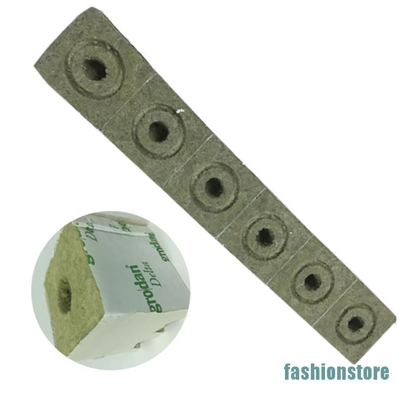 [fashionstore]Rock Wool Cubes Ventilative Hydroponic Grow Rockwool Cubes Soilless Cultivation