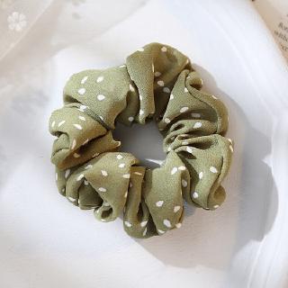 Buộc tóc scunchies chấm bi phụ kiện thời trang Decorme