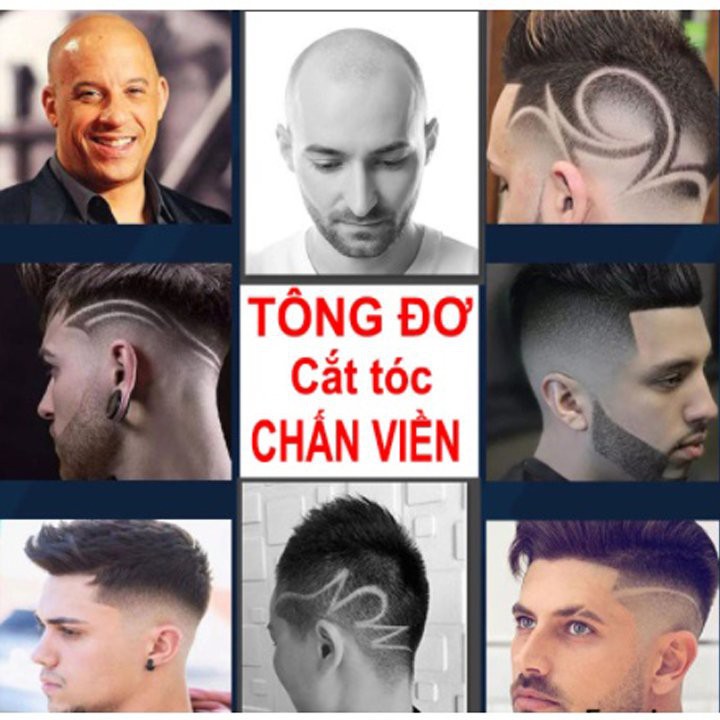 Tông đơ cắt tóc chấn viền cho nam VINTAGE T9 - dùng cho gia đình và salon