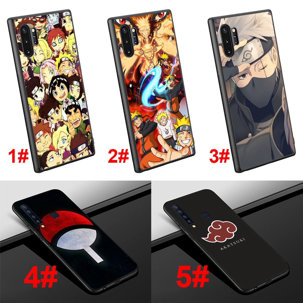 Ốp điện thoại bằng silicone mềm in hình Naruto 231F cho Samsung Galaxy Note 8 9 10 Plus A5 2017 A6 A7 A8 A9 2018