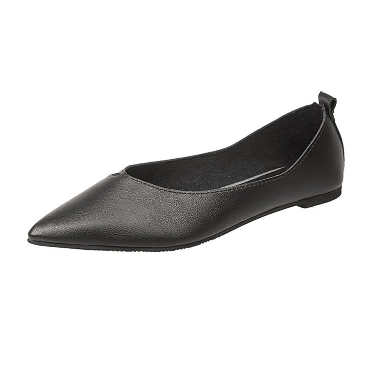 D65- giày bệt nữ mũi nhọn công sở, giày búp bê da mềm kèm ảnh thật | BigBuy360 - bigbuy360.vn