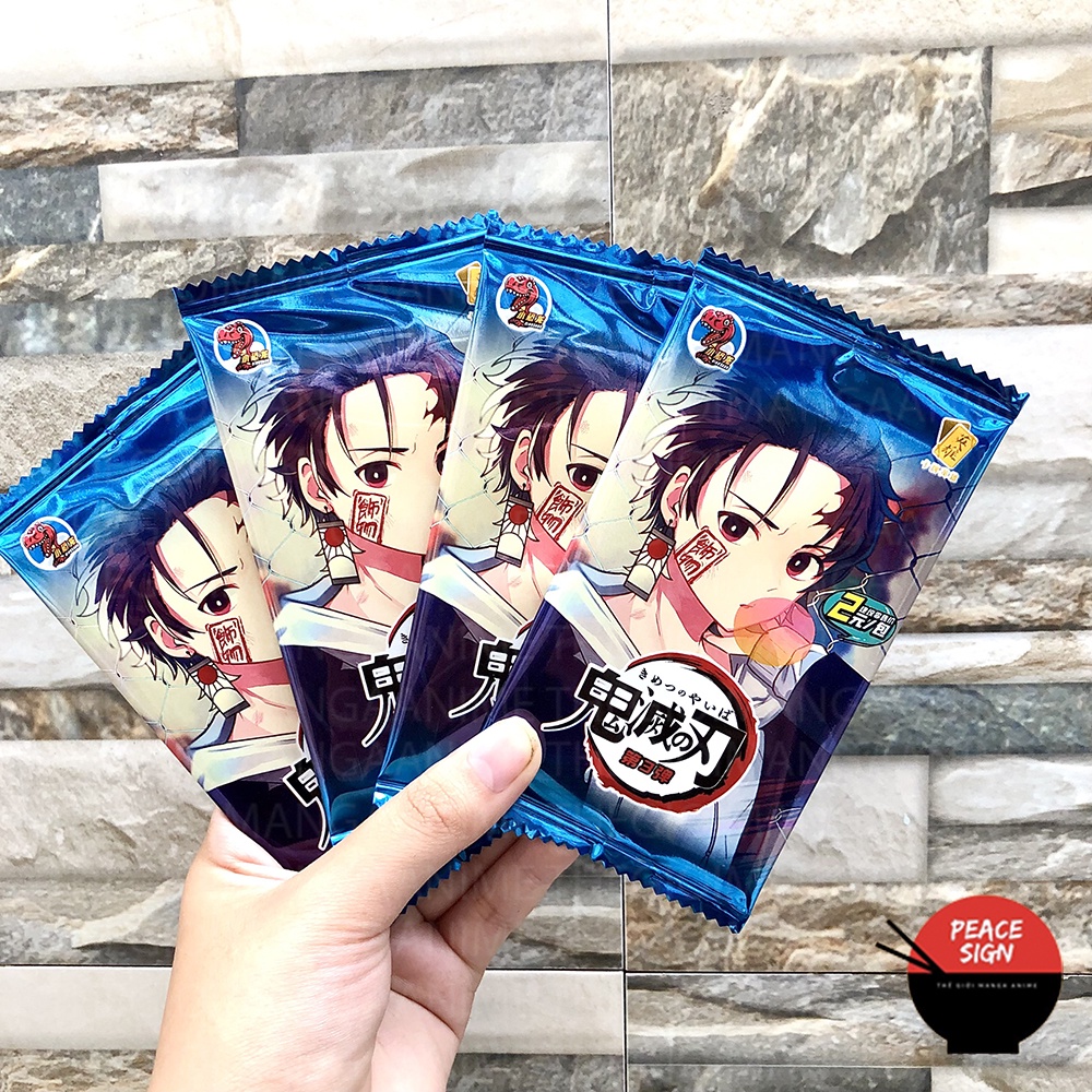 Set card JUJUTSU KAISEN, KIMETSU NO YAIBA thẻ nhân phẩm Chú Thuật Hồi Chiến gacha anime chibi