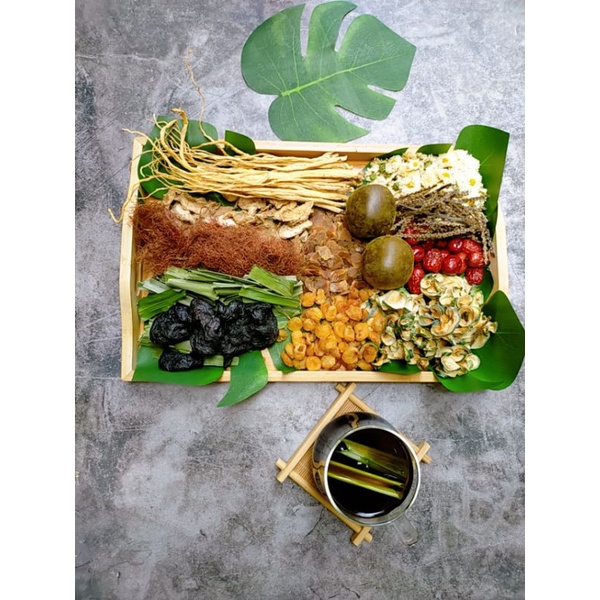 SÂM BÍ ĐAO - SET 10 VỊ NẤU 5 LÍT NƯỚC SÂM HSD: 21/12/2022