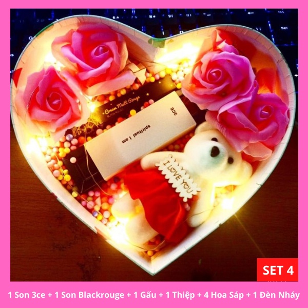 Combo quà tặng 20-10 , 8-3 , Sinh Nhật Tặng bạn Gái Mẹ quà tặng ý nghĩa