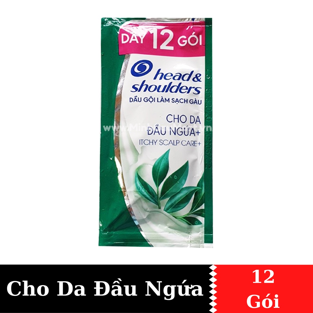 Dầu gội dây Head Shoulders Bạc Hà &amp; Mát Rượi 6g x 12 Gói