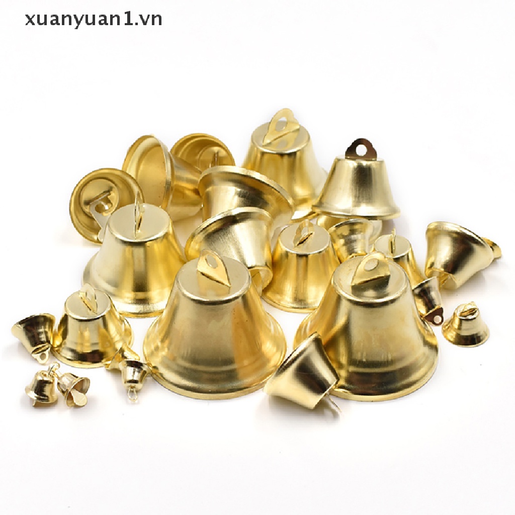 Chuông mini Mạ Vàng 10-50mm Trang Trí Giáng Sinh