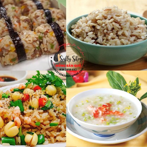 1kg Gạo Lứt Trắng Dẻo Thơm, Mềm Cơm- Nông Sản Quê - Gạo ORGANIC Giảm Cân, Thực Dưỡng | BigBuy360 - bigbuy360.vn