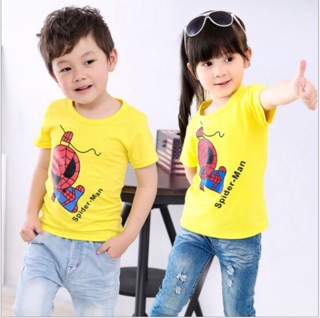 Áo phông coton bé trai và bé gái