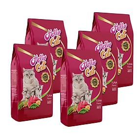 Thức ăn cho mèo Hello Cat - Tuna Flavor 400g - Thức ăn hạt cho mèo