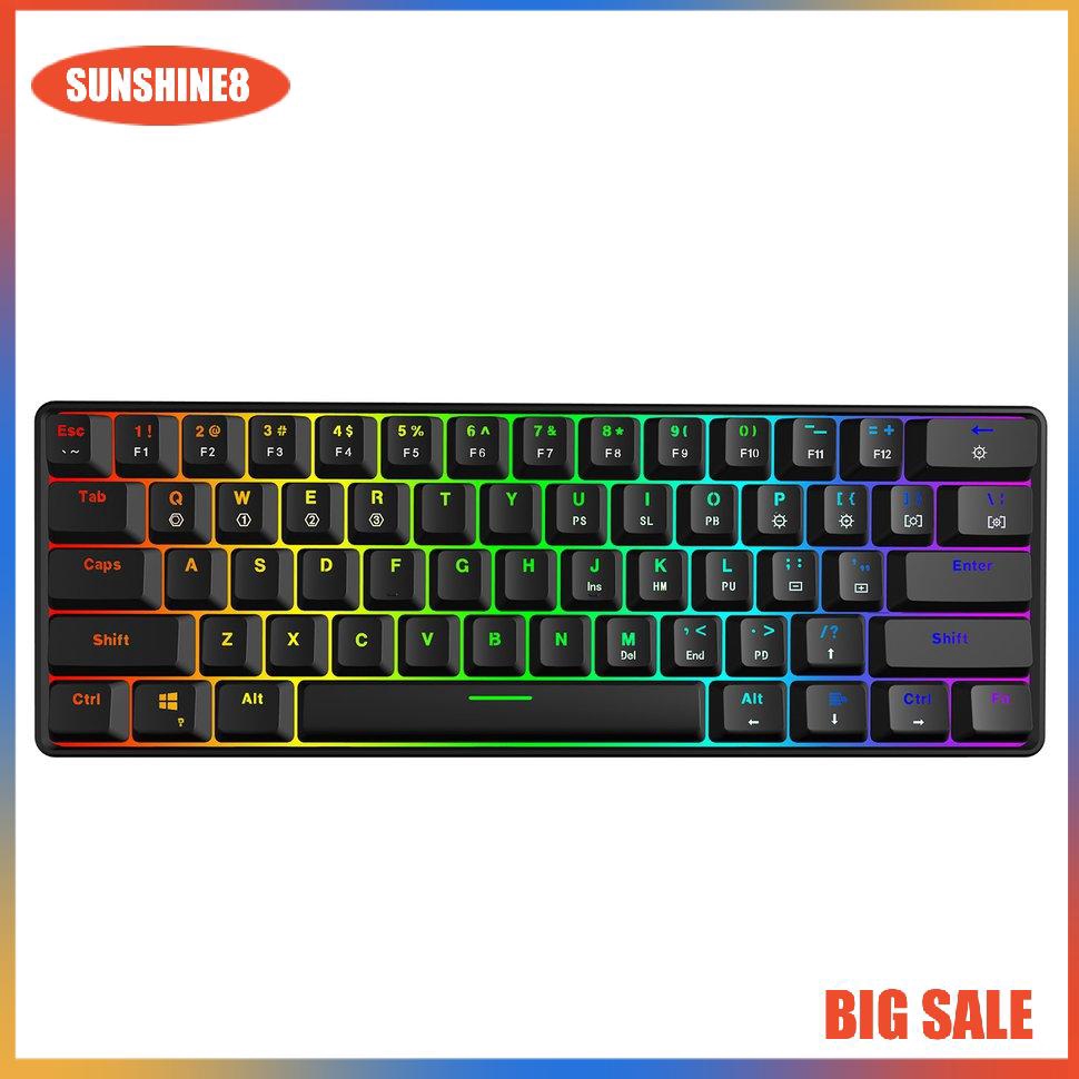 Bảng Mạch Phụ Kiện Máy Tính Gk61 Sawappable 60% Rgb