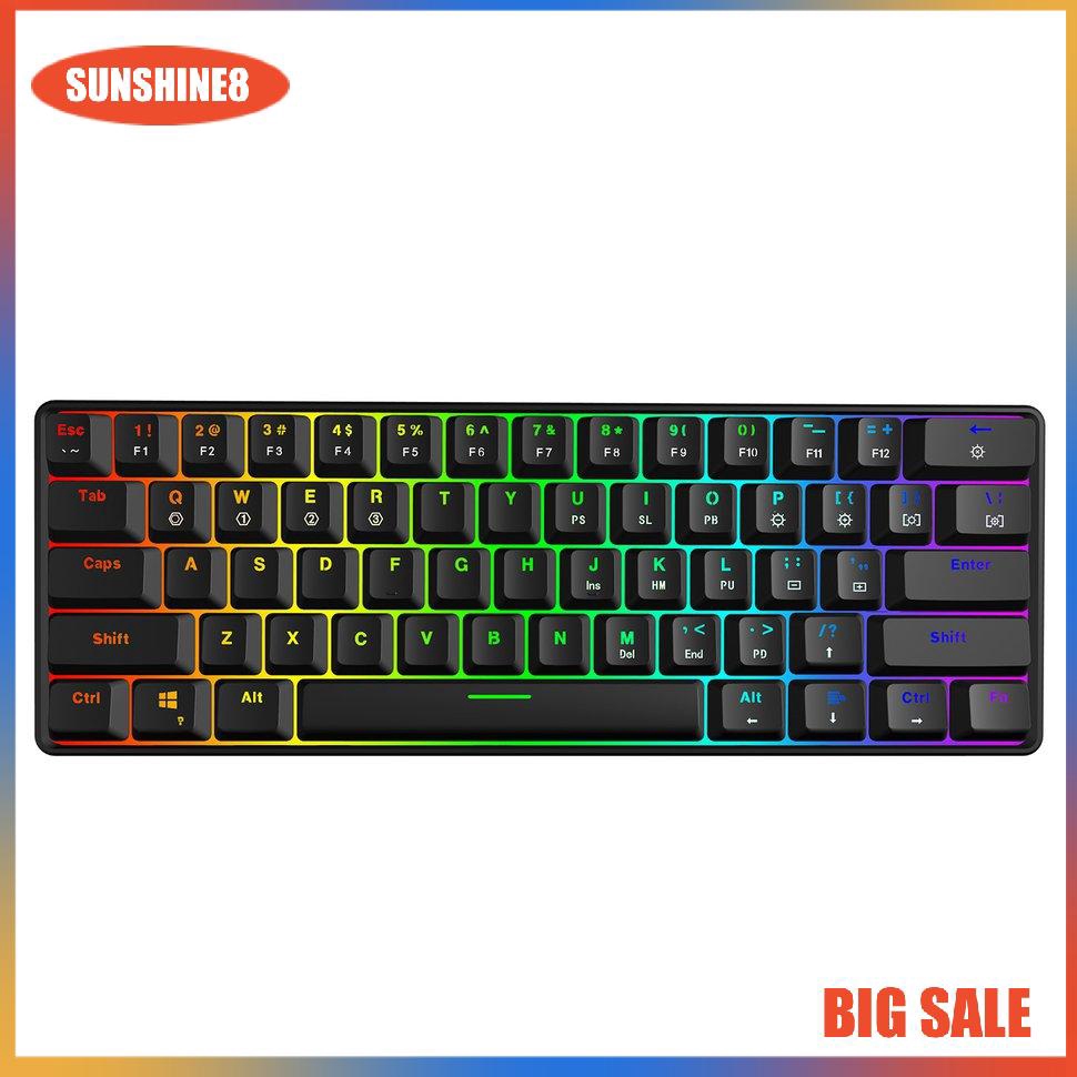 Bảng Mạch Phụ Kiện Máy Tính Gk61 Sawappable 60% Rgb