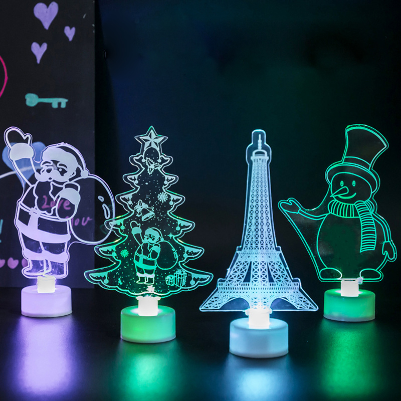 Đèn led hình cây thông độc đáo dùng trang trí tiệc Giáng sinh