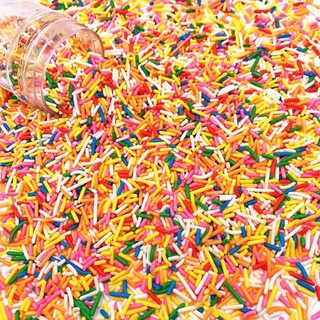 Kẹo đường cốm nhiều màu trang trí bánh 130g