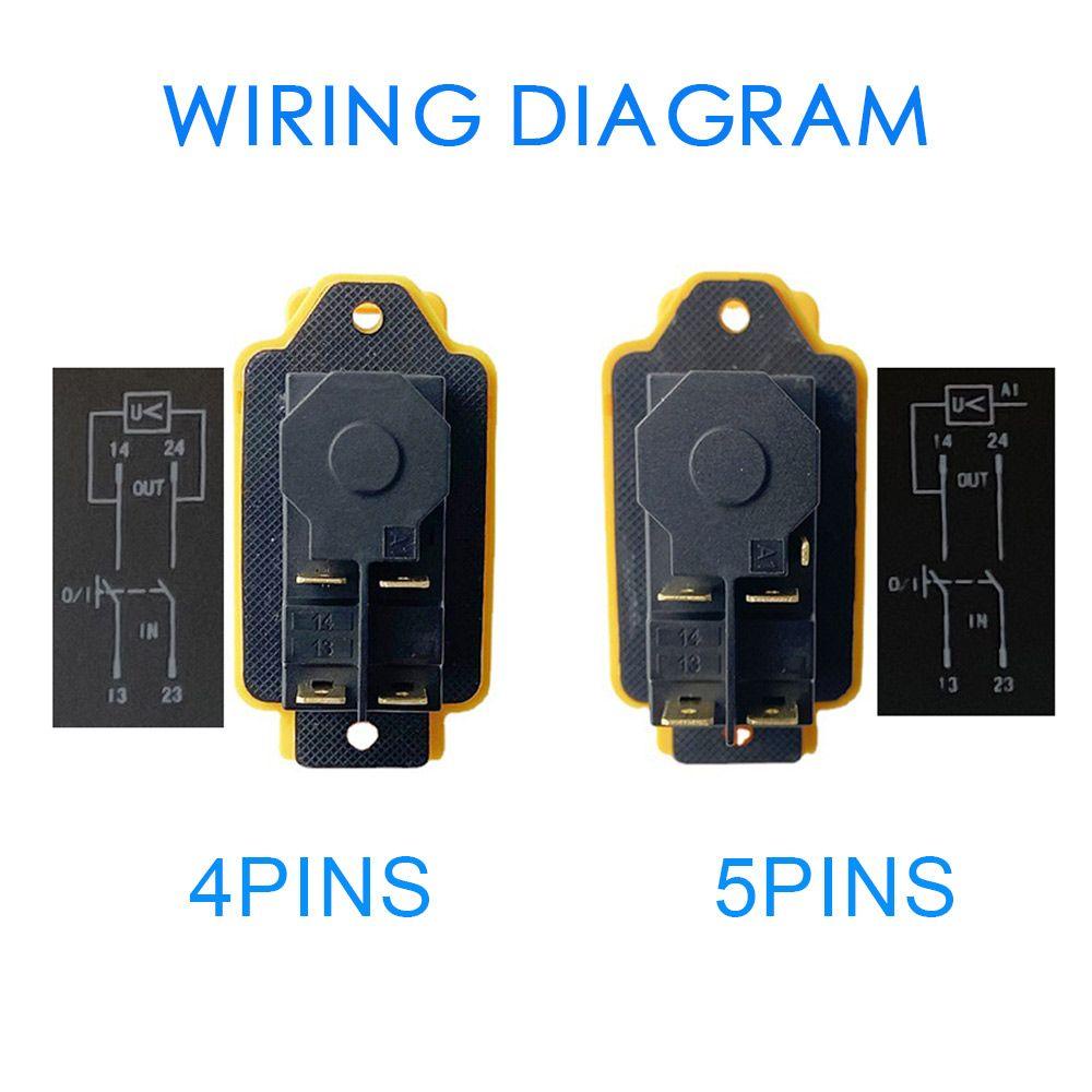 YNATURAL Công Tắc Điện Từ Kèm Vỏ Bọc 4 / 5 Pin
