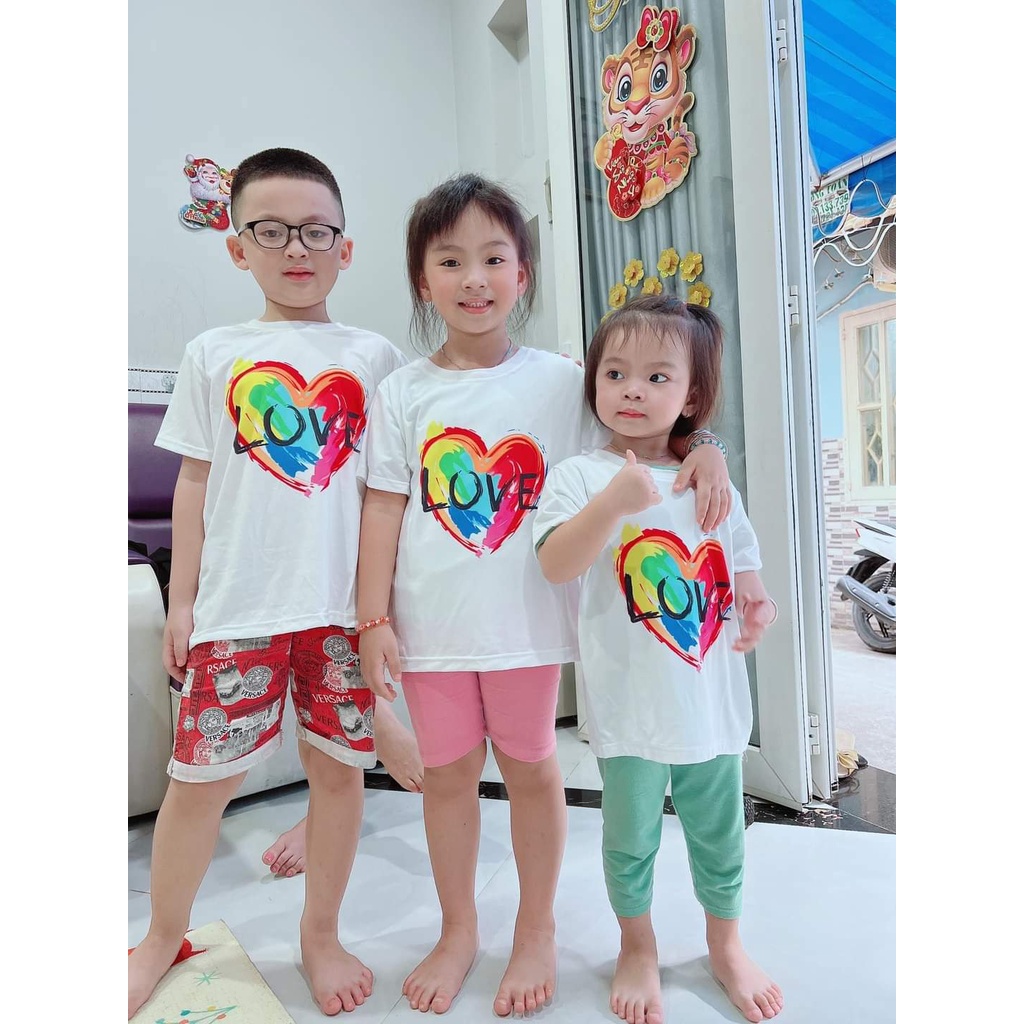 Đồ gia đình , Áo đi biển , Đồng phục nhóm . Chất liệu vải Cotton loại 1 thoáng mát đủ size từ 8 đến 100kg .