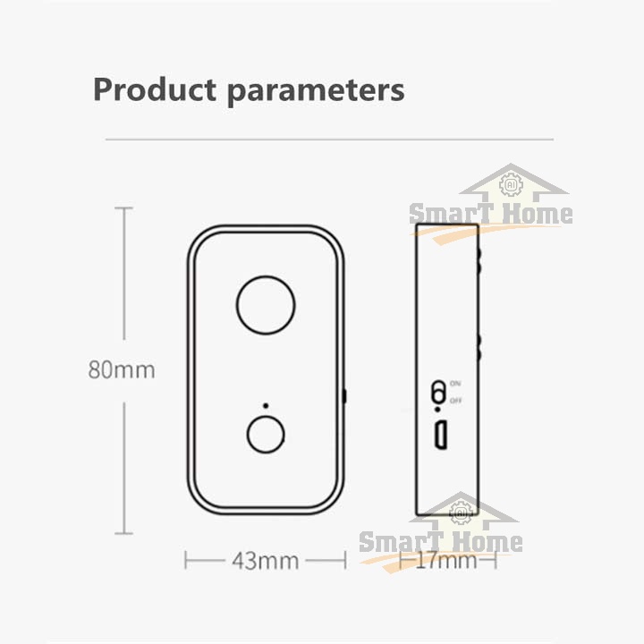 Máy Dò Camera Ẩn Xiaomi Smoovie - Máy Dò Tìm Camera Đa Năng Có Báo Động Chống Quay Lén Và Chống Trộm Thiết Kế Mini