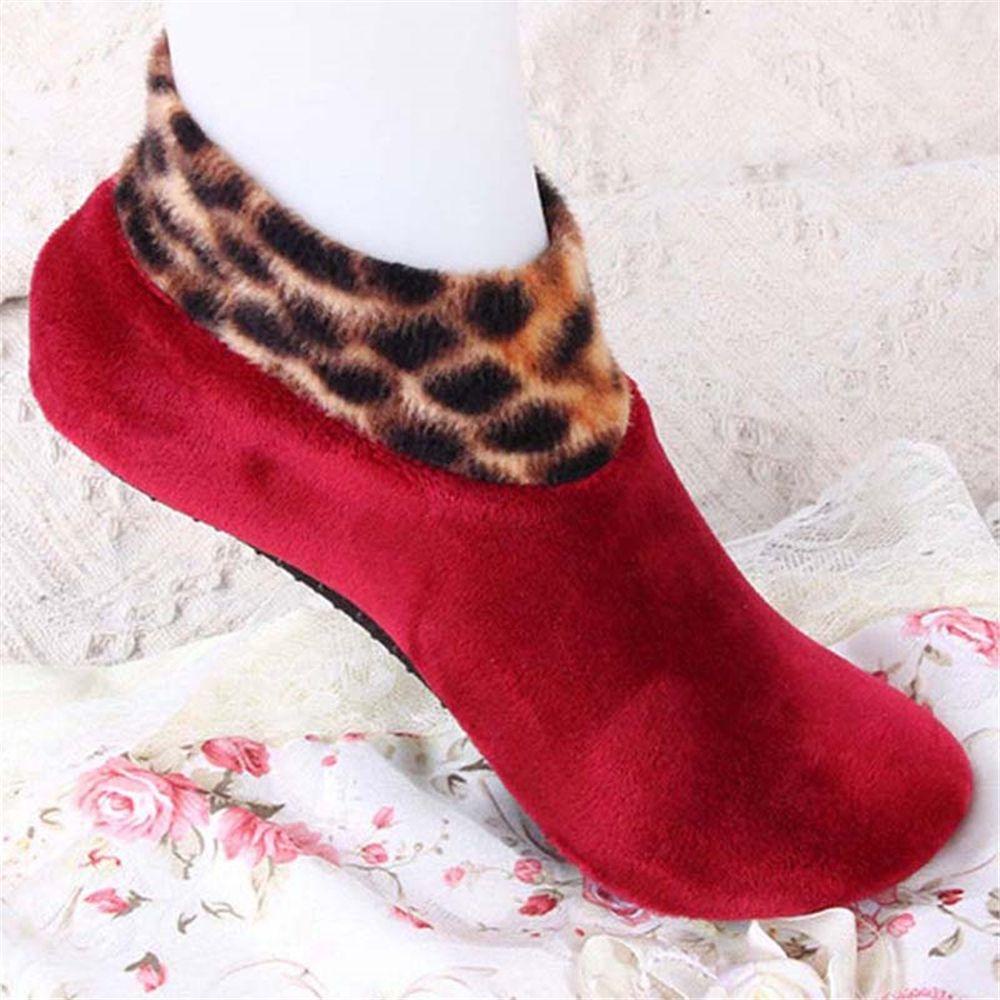 ME Vớ Chống Trượt Họa Tiết Da Báo Dành Cho Nữ