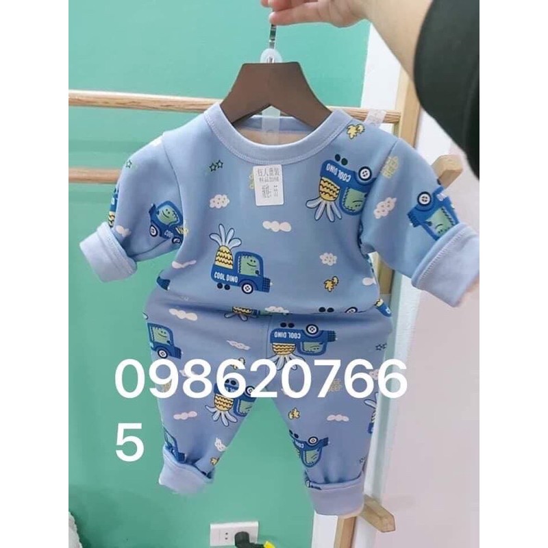 bộ nỉ lông vàng quảng châu bé trai bé gái