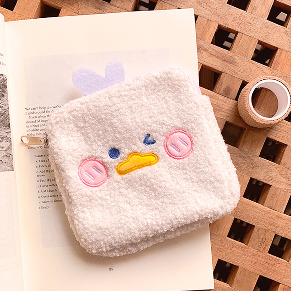 Túi Đựng Băng Vệ Sinh Mini Họa Tiết Hoạt Hình Xinh Xắn Dành Cho Nữ