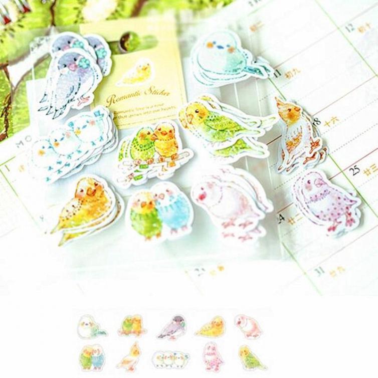 Set 70 miếng dán trang trí sổ tay dễ thương