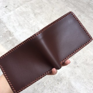 HẾT HÀNG! Bóp/Ví Da Bò Nam Ngang Khâu Viền Chỉ Cao Cấp VDBN0024