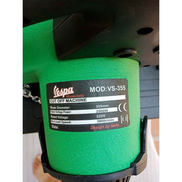 Máy cắt sắt Vespa 2500w Italia - Máy cắt sắt bàn