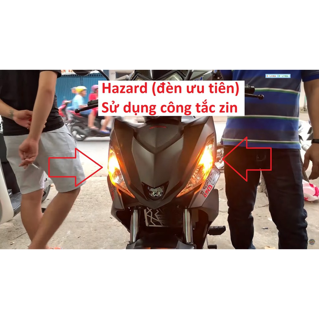 [B.hành 2 năm] Mạch hazard - mạch đèn xinhan ưu tiên vario Ex155 Ex150 Ex135 honda winner v1 winx vision shvn wave ab si