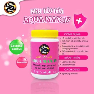 Men tiêu hóa cho cá rông aqua max iv