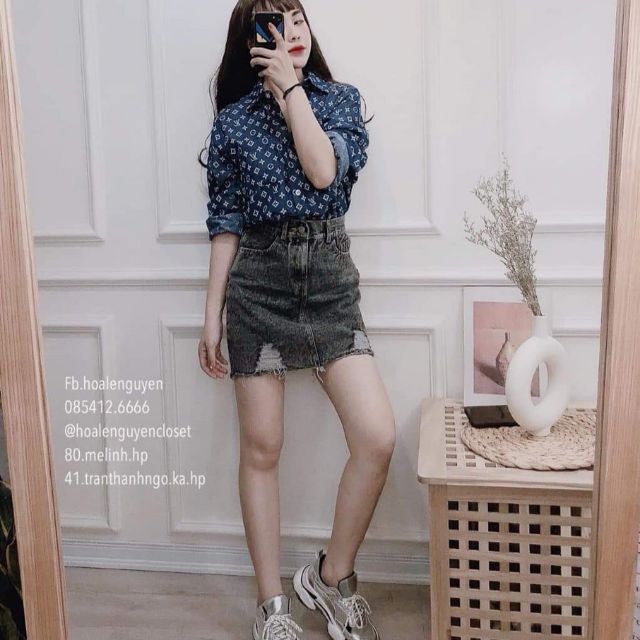Áo sơ mi bò giấy