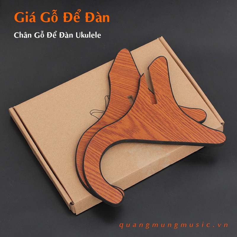 Kệ Giá Chân Gỗ Để Đàn Ukulele - Violin - Chân kê đàn