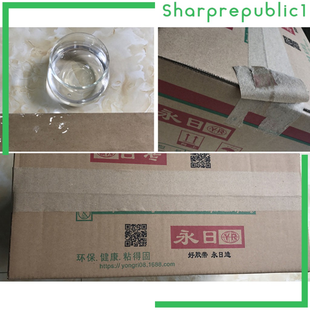 50m  Water Activated Kraft Paper Tape 36mm Width for Box Packaging and Sealing Commercial Quality, Courier Always Use