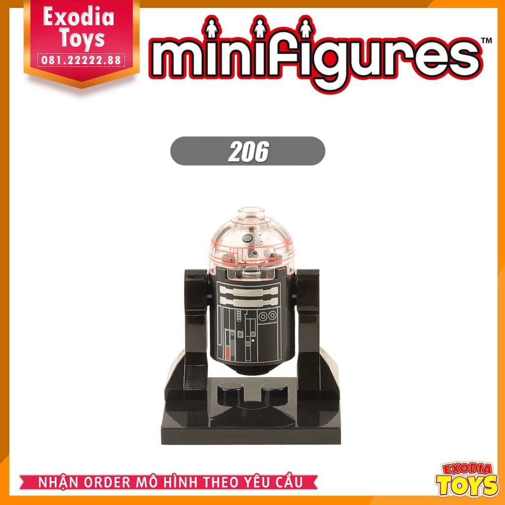 Xếp hình Minifigure Star Wars: Chiến Tranh Giữa Các Vì Sao - Đồ Chơi Lắp Ghép Sáng Tạo - X0105