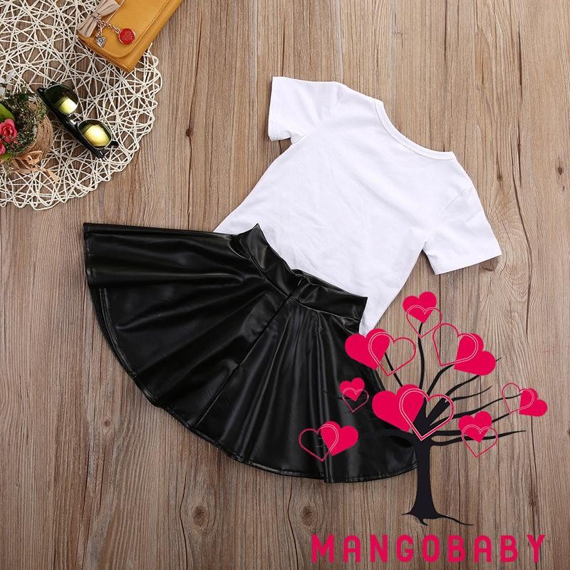 Set Đồ 2 Món Gồm Áo Thun + Chân Váy Dành Cho Bé Gái Sơ Sinh Yy8