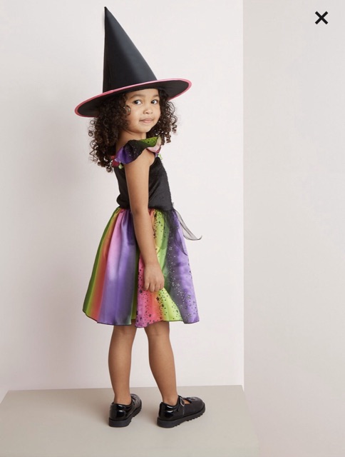 Bộ hoá trang Halloween phù thuỷ nhỏ Rainbow nhập UK có sẵn
