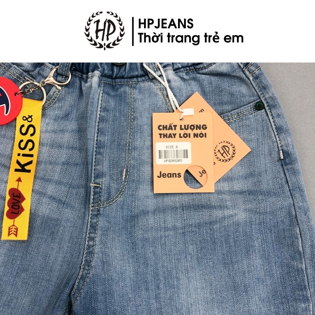 Quần Jean Bé Trai HPJEANS892 Quần Dài Cho Bé Trai HPjeans Cho Bé Từ 8 Đến 12 Tuổi [HP892]