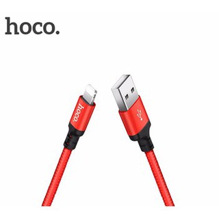 Cáp sạc dây dù Hoco X14 dài 2M - cổng Lightning  (mầu giao ngẫu nhiên)