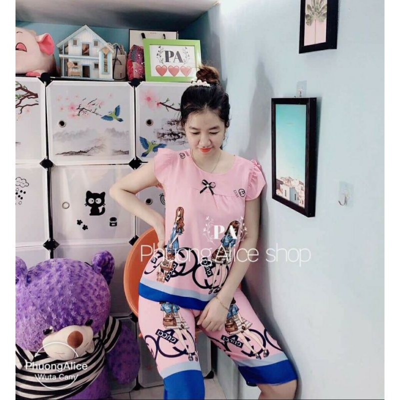 Đồ bộ nữ lửng mặc nhà