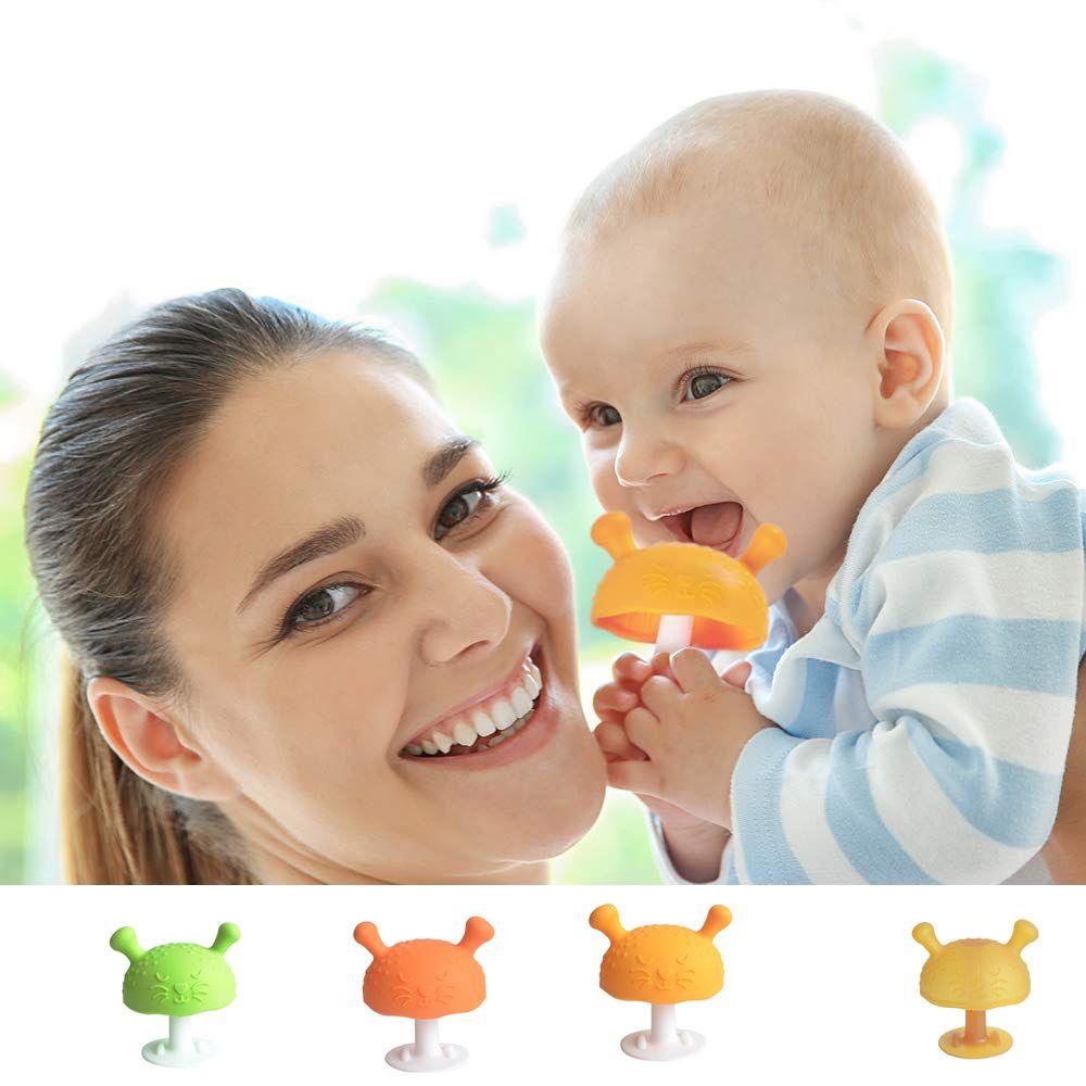 NIUYOU Đồ Chơi GặM NướU HìNh BàN ChảI ĐáNh Răng BằNg Silicone Cho Bé