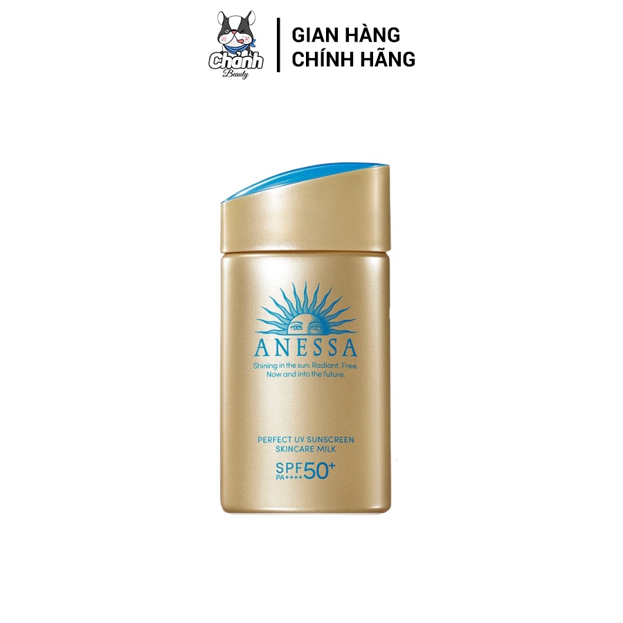 Sữa Chống Nắng Dưỡng Da Bảo Vệ Hoàn Hảo Anessa SPF50+/PA++++ 60ml Perfect UV Sunscreen Skincare Milk