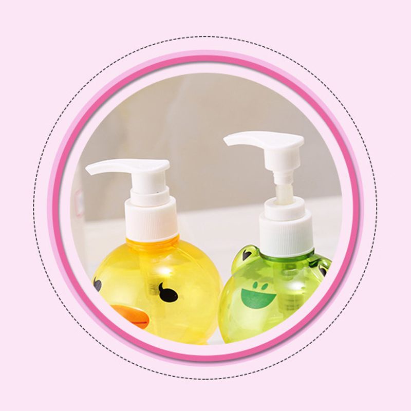 Bình Đựng Xà Phòng Dạng Nhấn 250ml Hình Động Vật Dễ Thương Cho Bé Màu Sắc