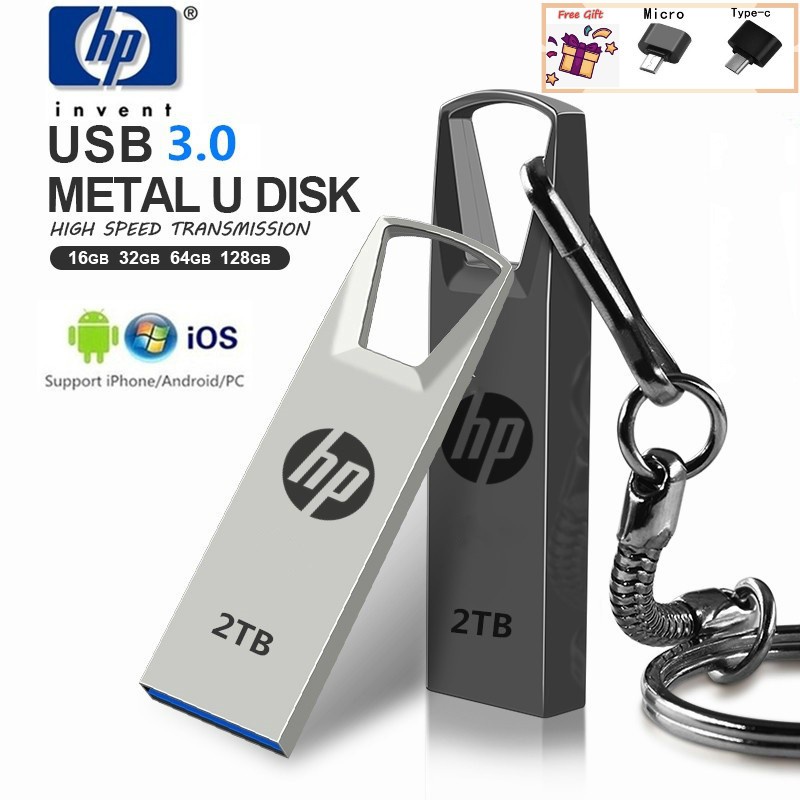 USB Flash HP tốc độ cao chống nước có dung lượng  1TB 2TB [EXO]